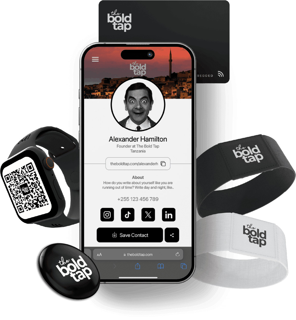 BoldTap Digital Business Card Collection